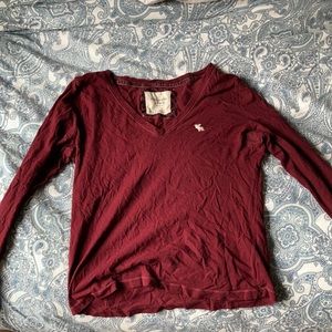 Abercrombie long sleeve V neck